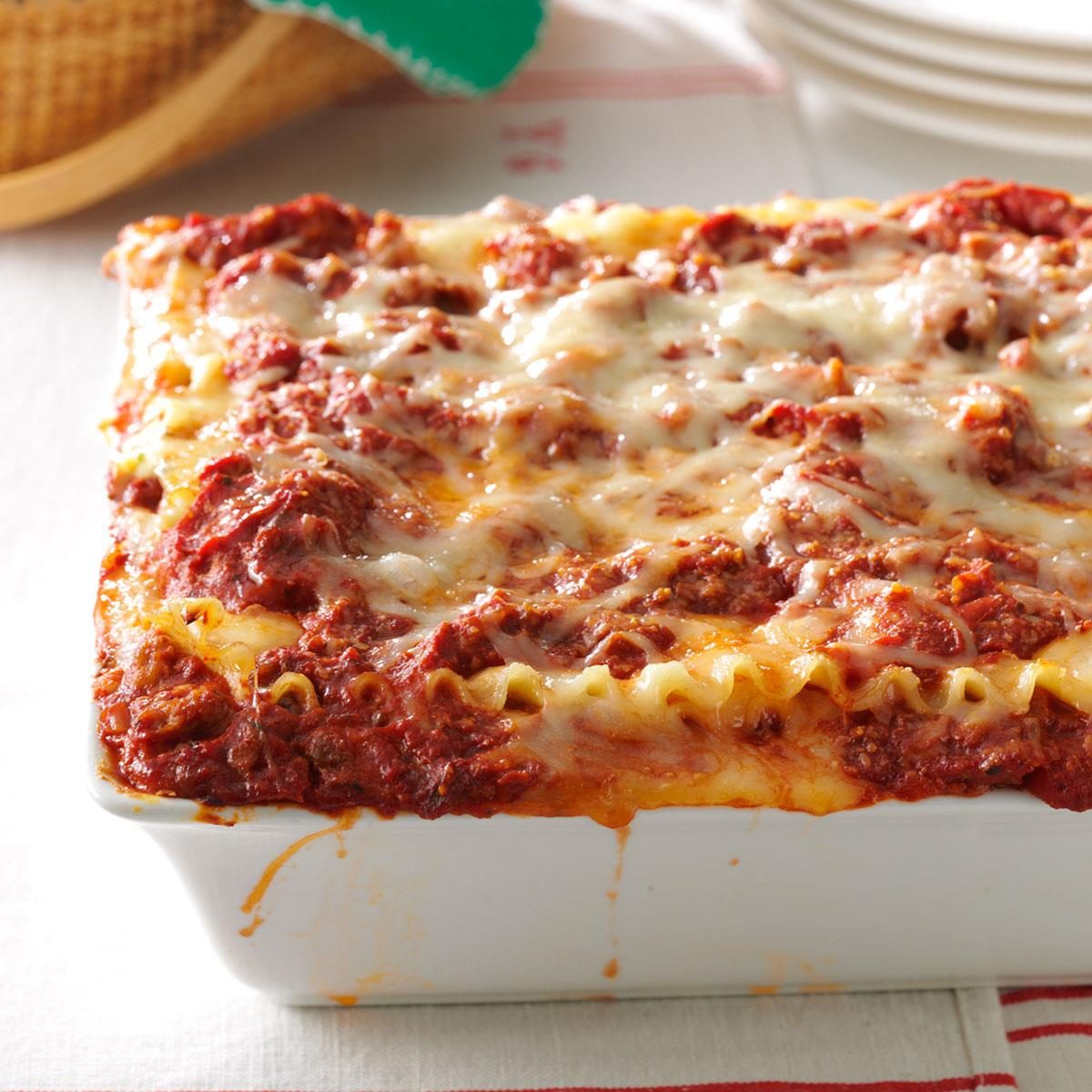 Aunt May's Lasagna Recipe: How to Make It | Taste of Home