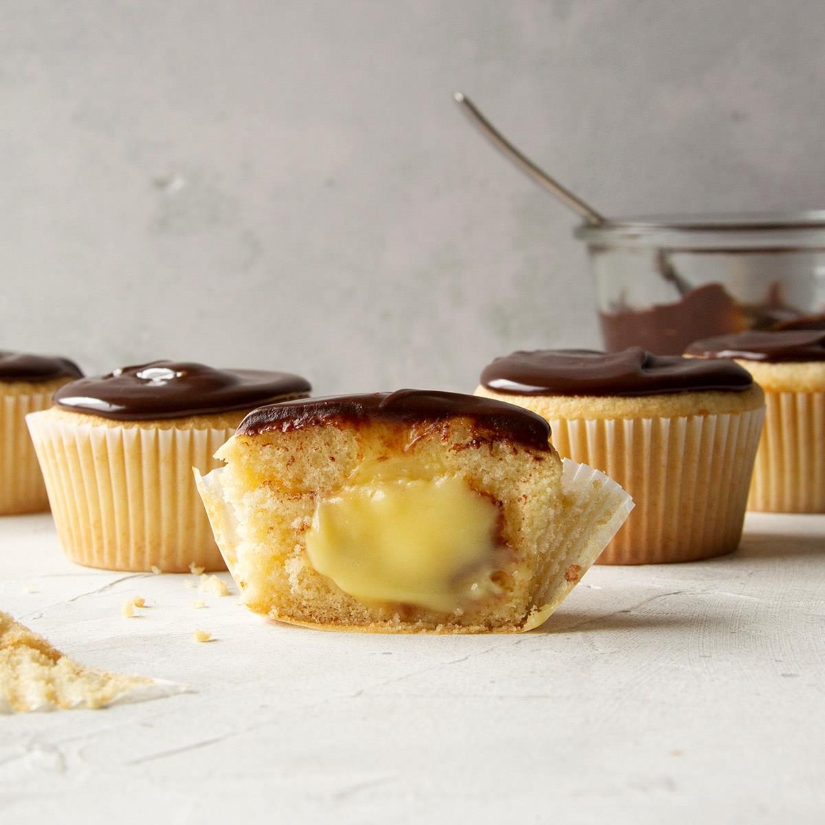 Boston Cream Cupcakes Recipe Taste of Home