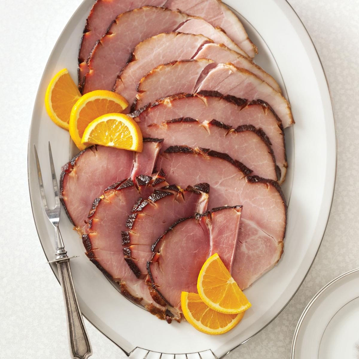 Bourbon-Glazed Ham