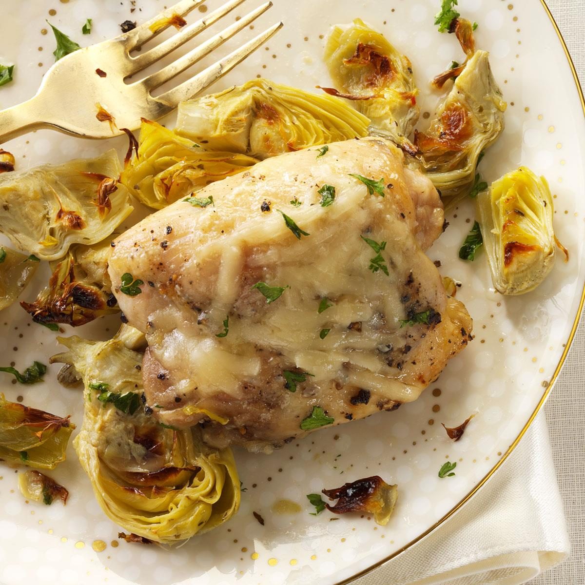 Broiled Chicken Artichokes Exps162382 Th133086a08 01 4bc Rms 18