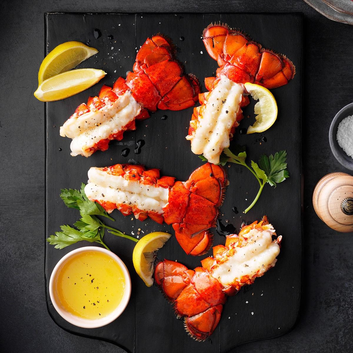 Broiled Lobster Tails - Cafe Delites