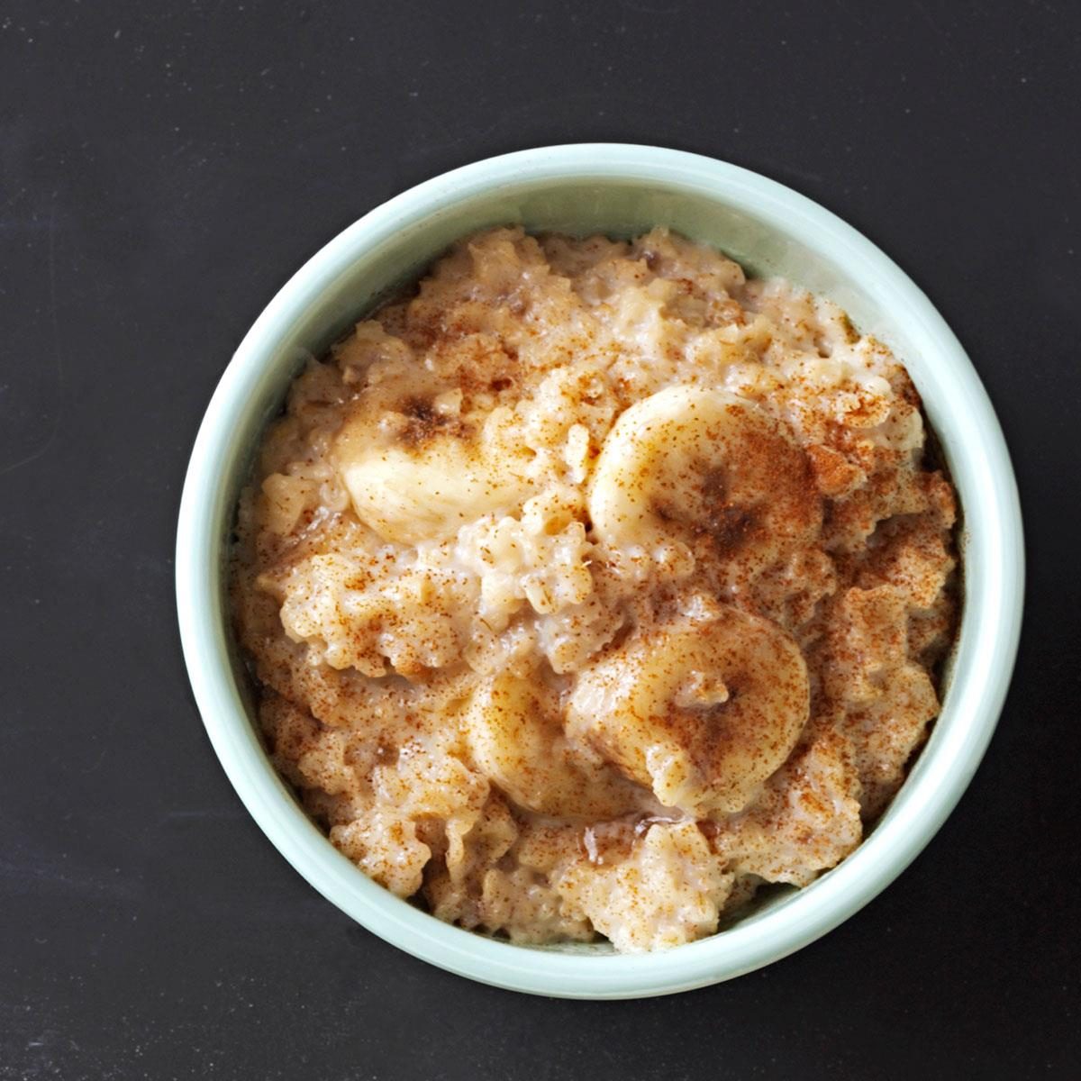 Brown sugar banana oatmeal