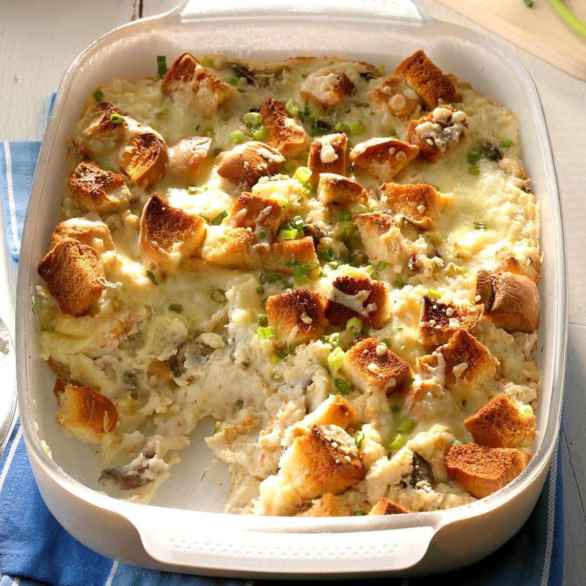 Cheesy Bacon Ranch Potato Stuffing