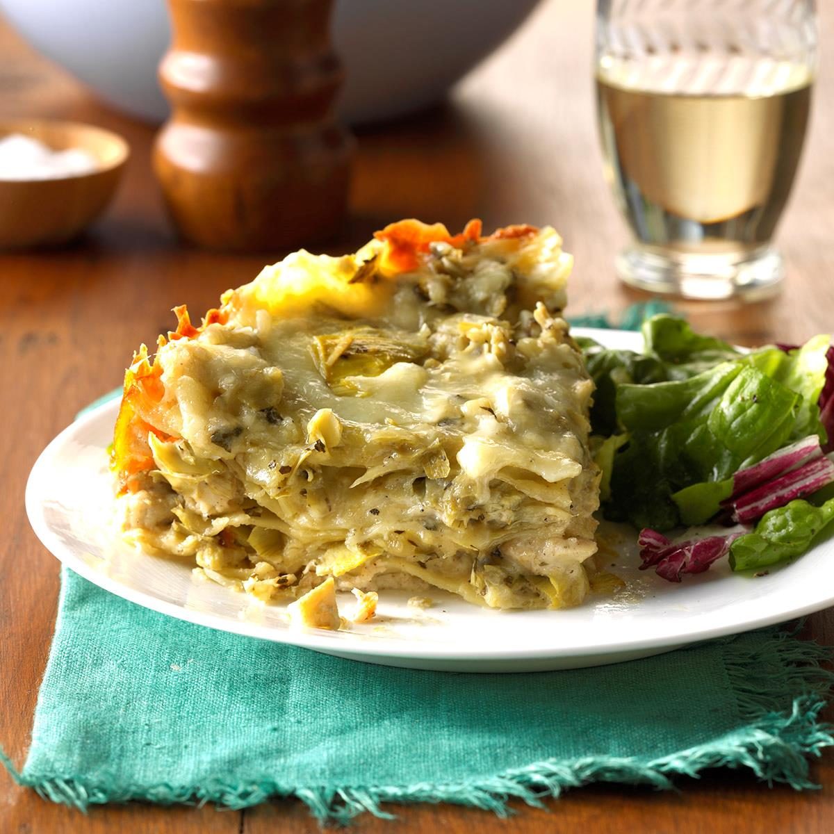 Chicken Artichoke Lasagna Recipe How To Make It Taste Of Home