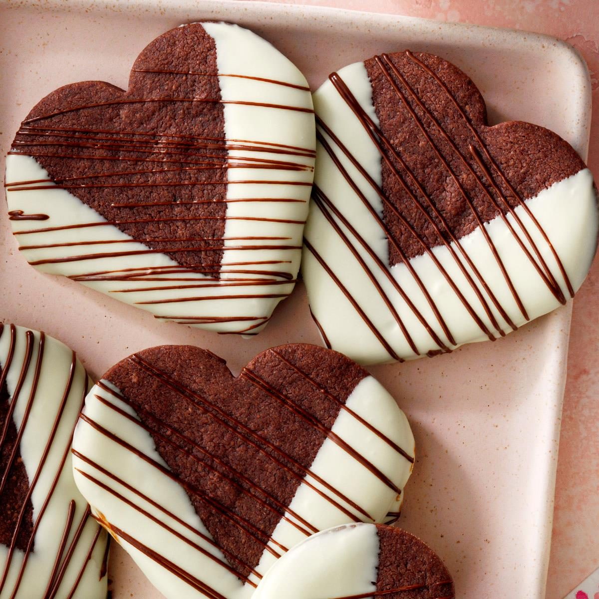 Mint Chocolate Chip Heart Shaped Cake 