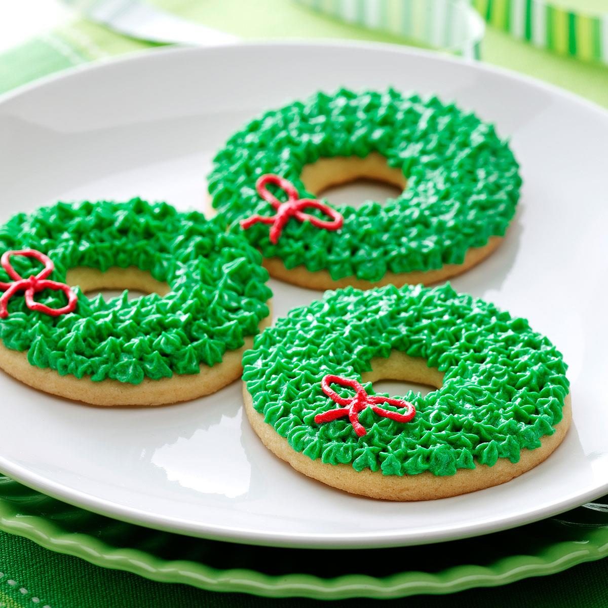 Christmas Wreath Cookies Recipe How To Make It 1052