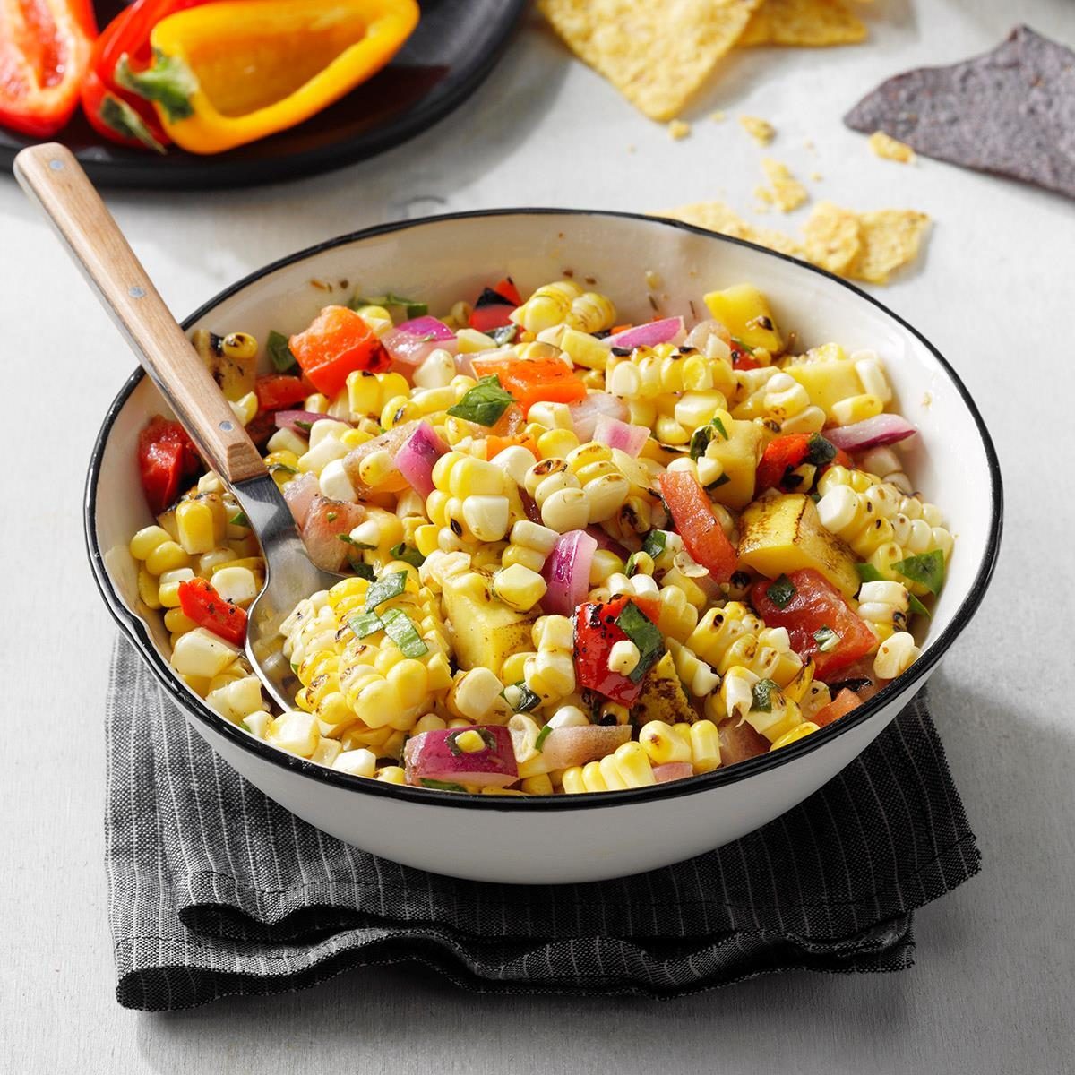 Grilled Corn Salsa