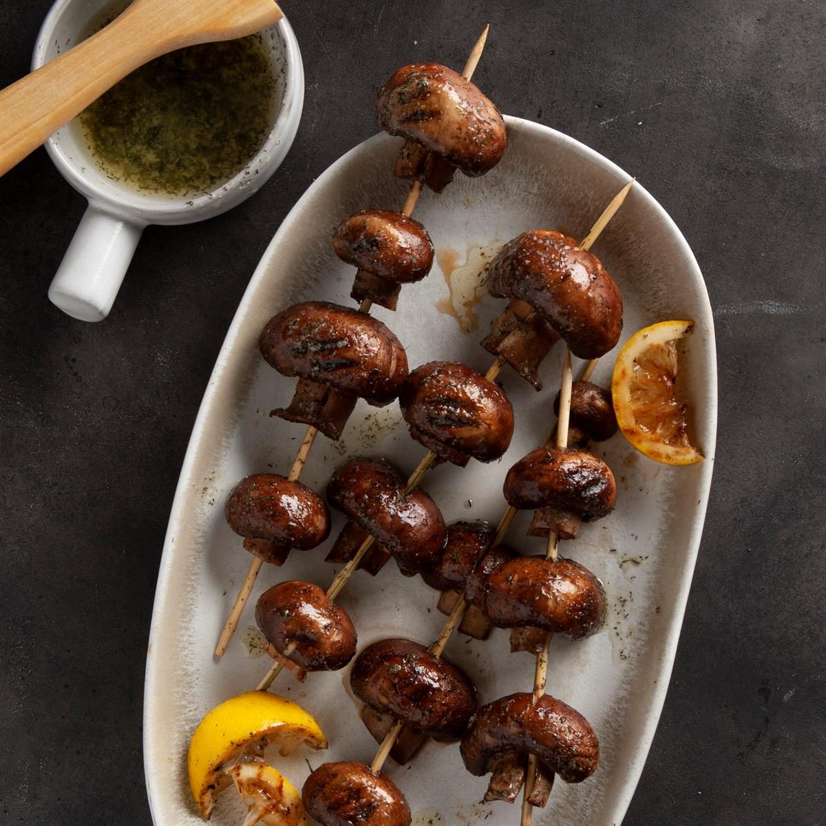 Contest Winning Grilled Mushrooms 