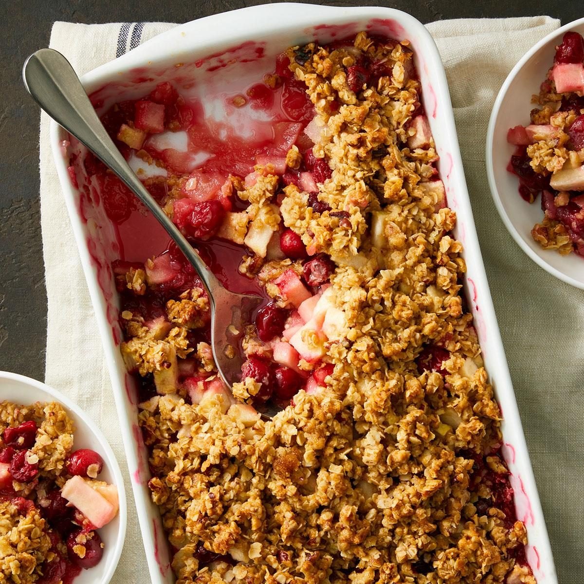 Apple Cranberry Crisp