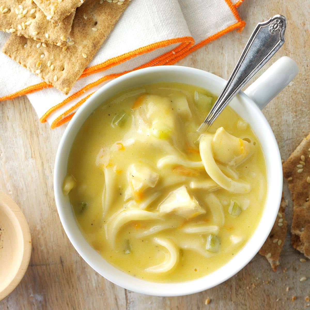 Creamy Turkey Noodle Soup Recipe How To Make It Taste Of Home