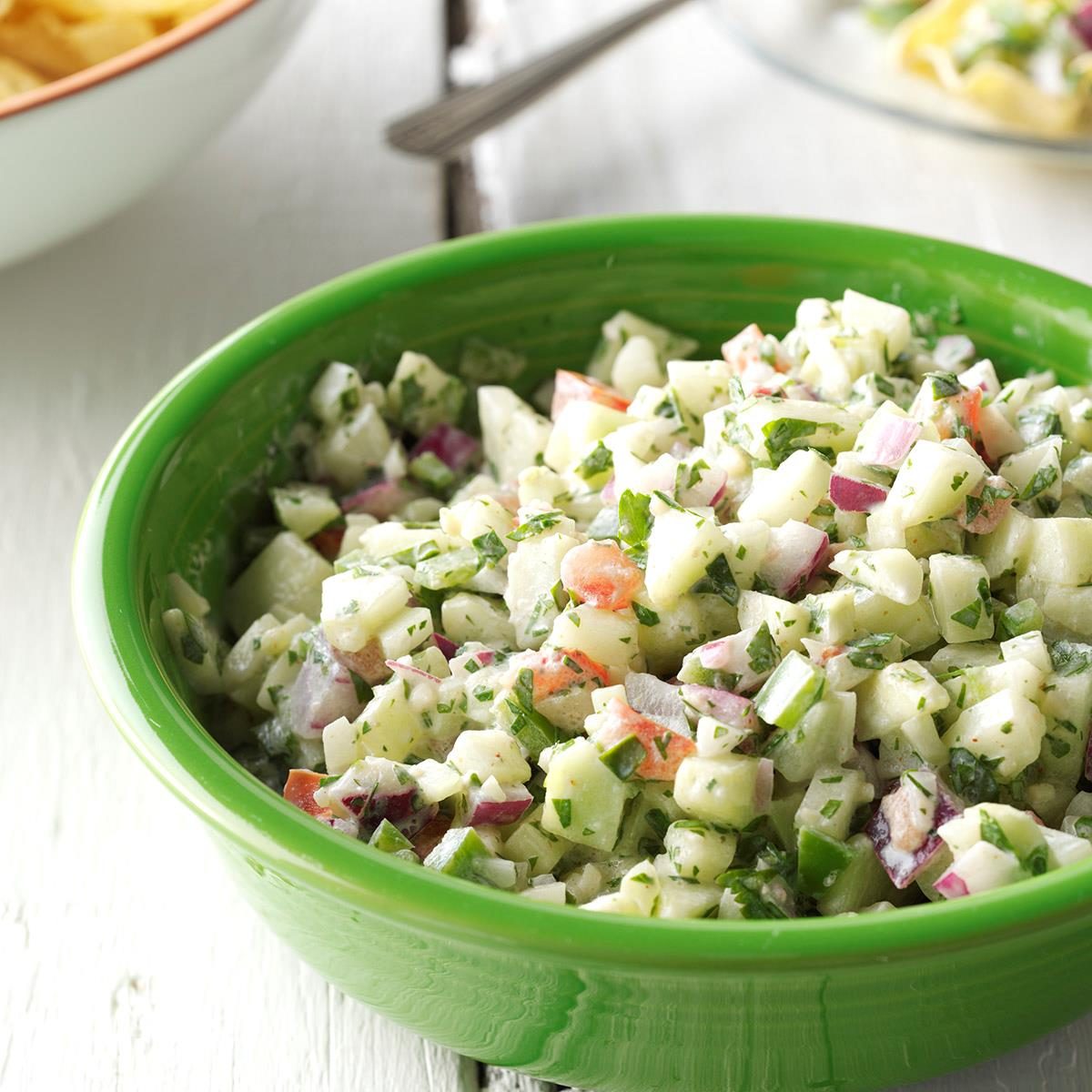 Crisp Cucumber Salsa Recipe Taste Of Home 9115