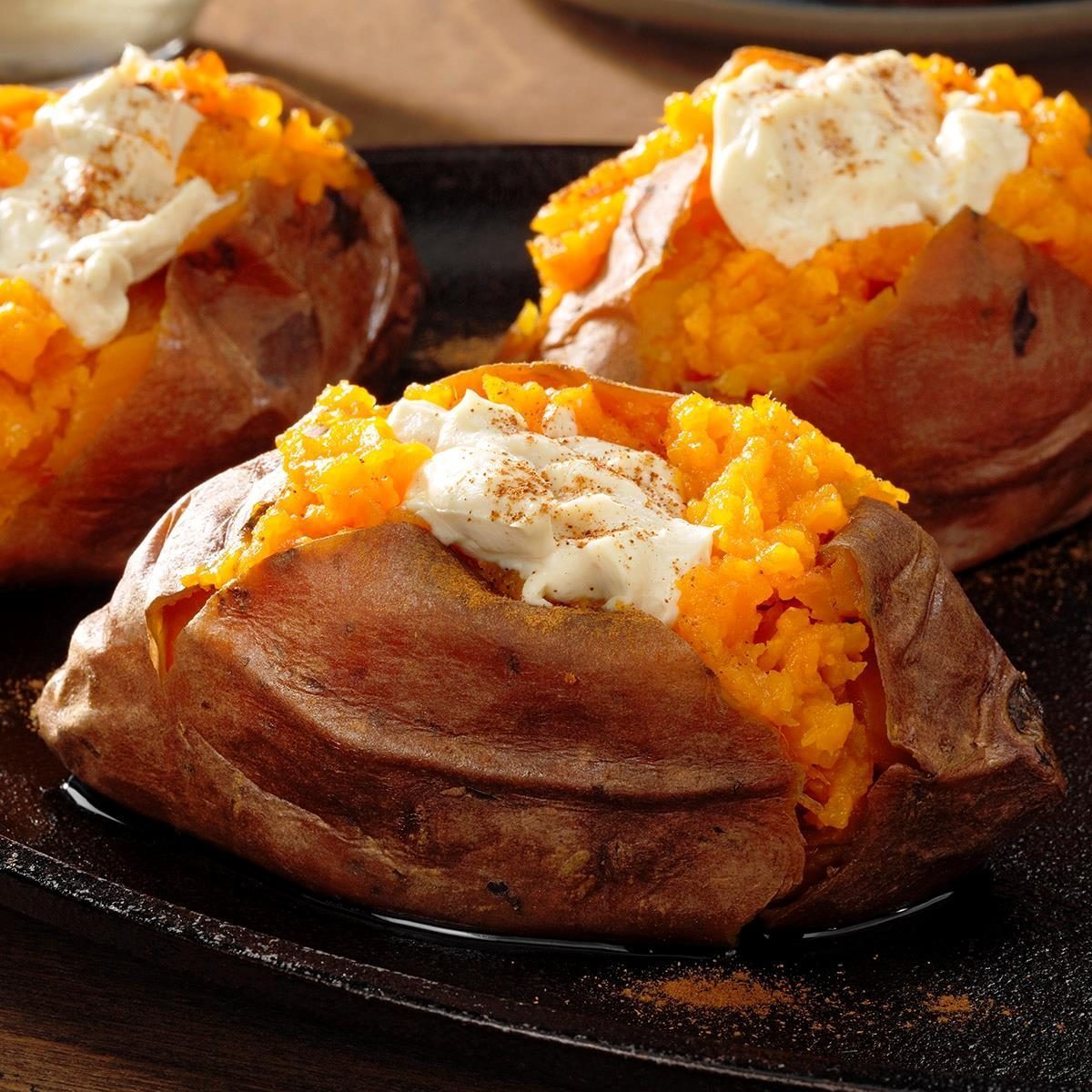 Dolloped Sweet Potatoes