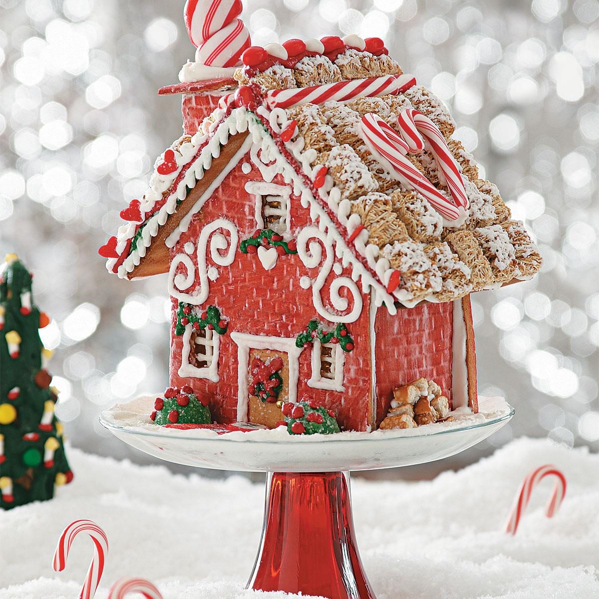 Food Made Fresh Gingerbread house a perfect holiday centerpiece