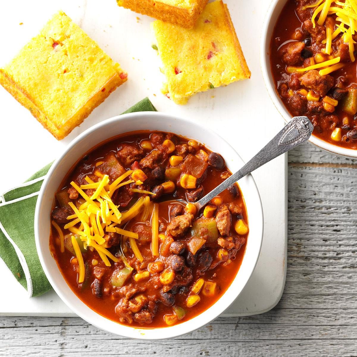 Black Bean Turkey Chili Recipe Taste of Home