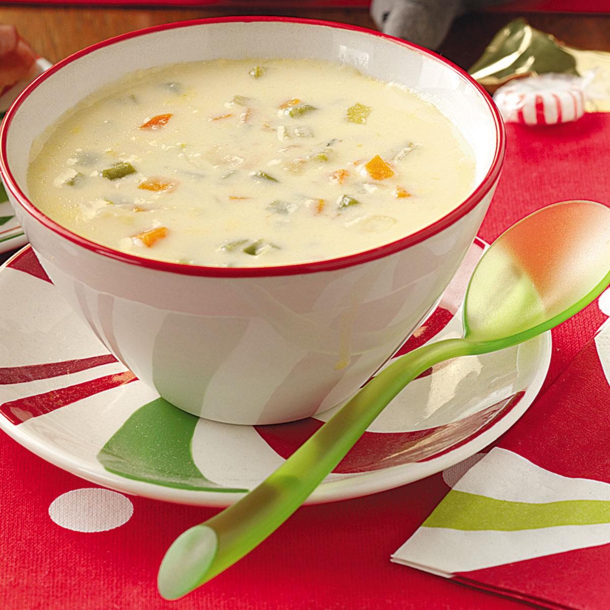 East Coast Cheese Soup Recipe | Taste of Home