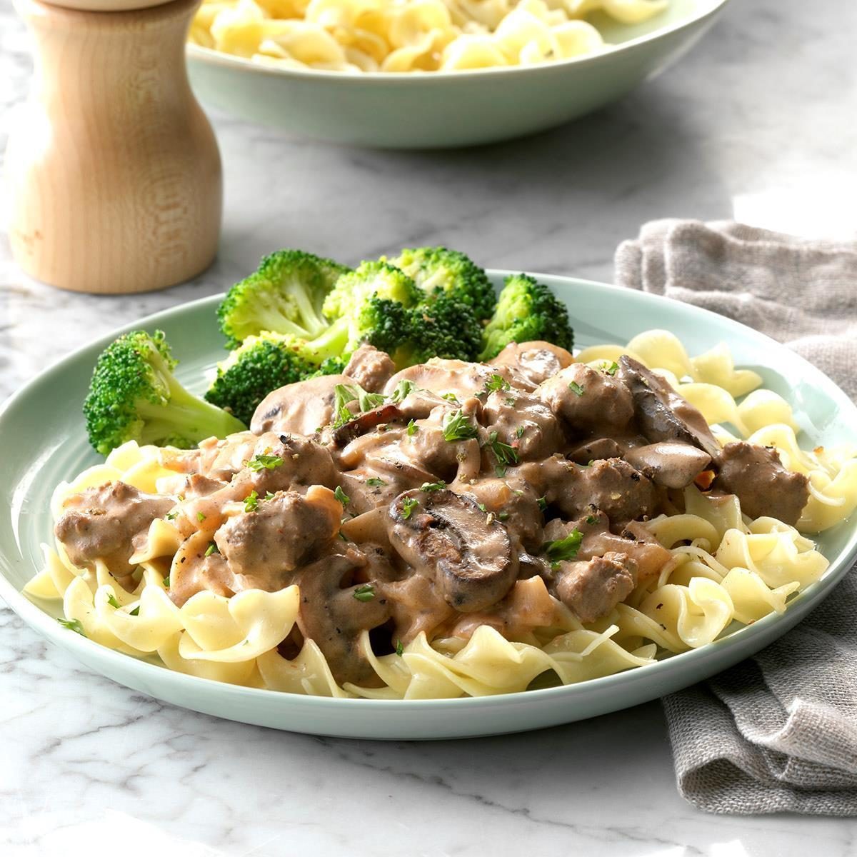 Ground Beef Stroganoff