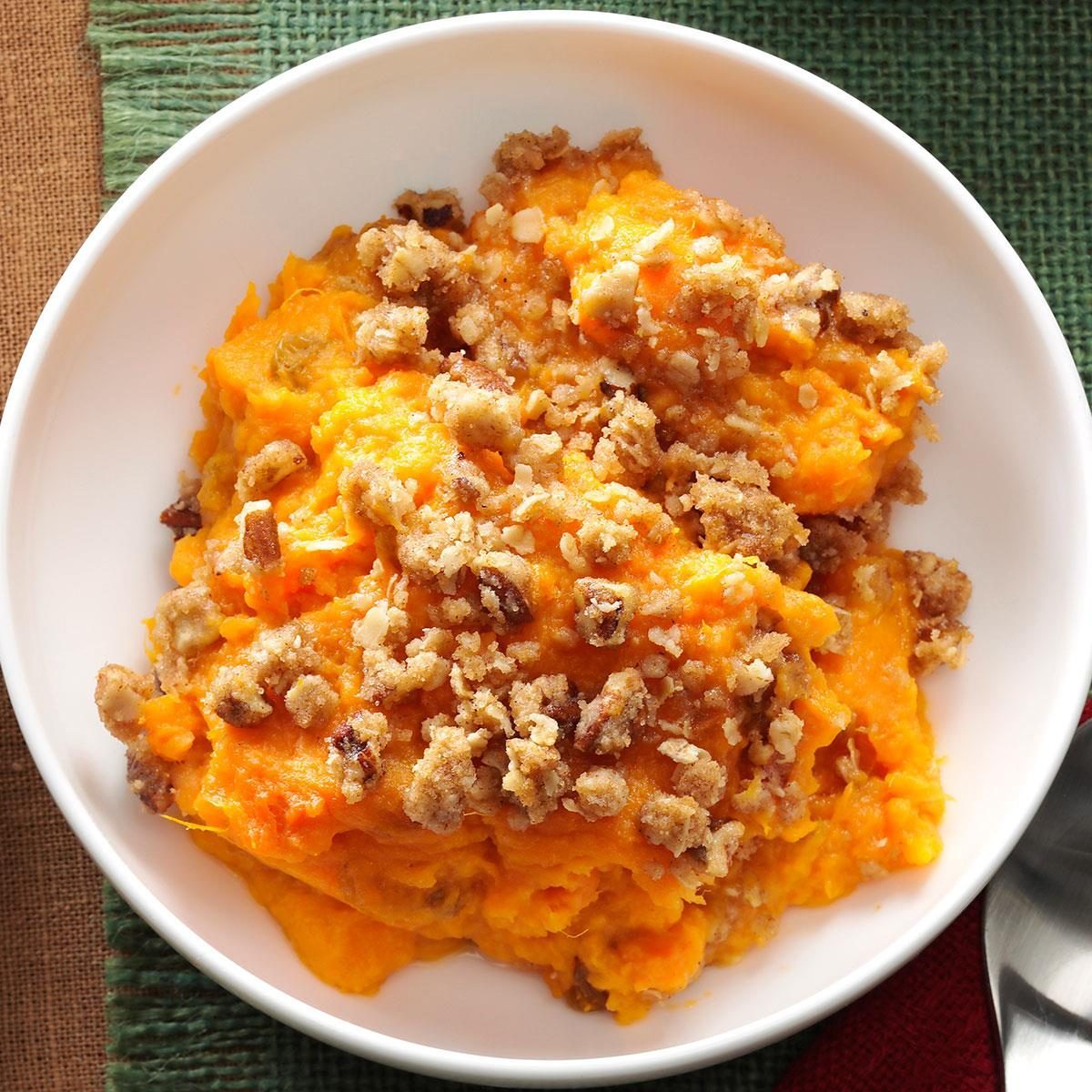 Eggnog Sweet Potato Bake