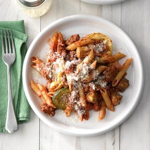 Eggplant Zucchini Bolognese