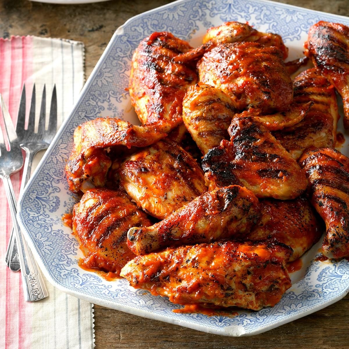 Favorite Barbecued Chicken Recipe How To Make It Taste Of Home 