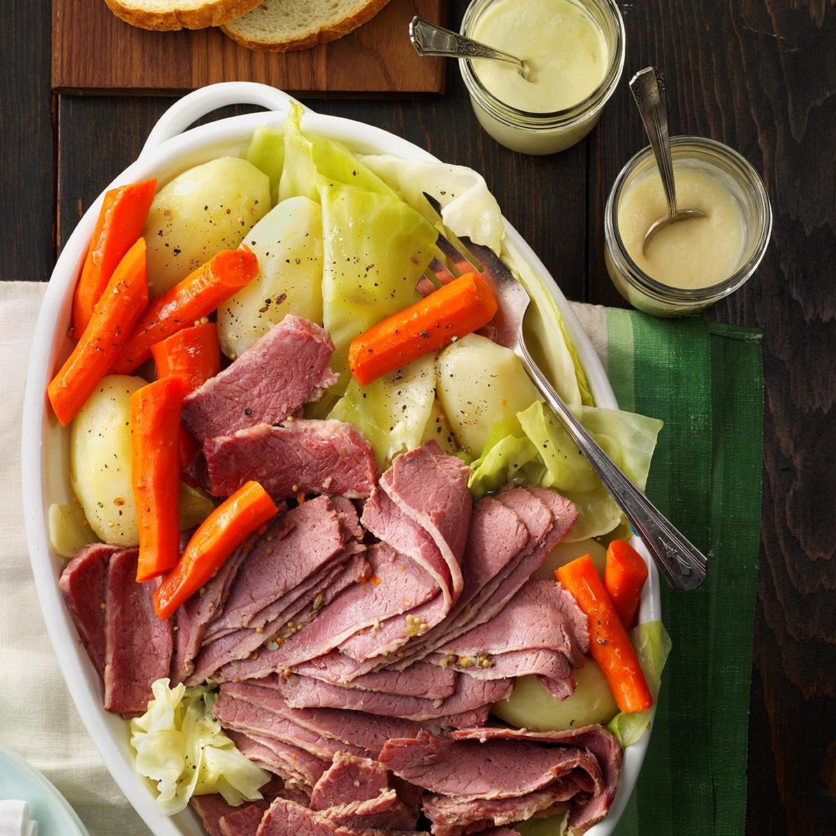 Easy Corned Beef And Cabbage With Beer - Beef Poster
