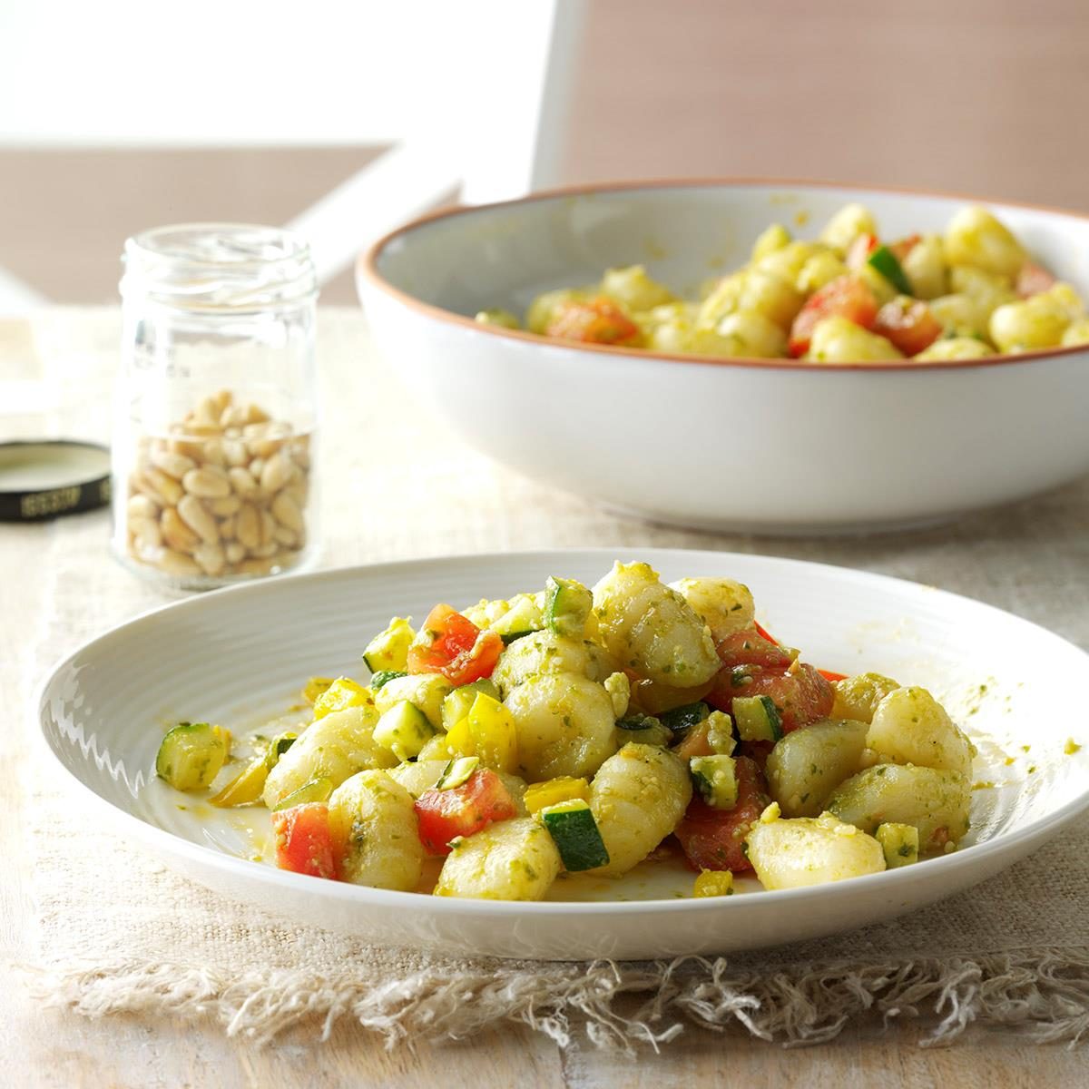 Gnocchi with Pesto Sauce Recipe: How to Make It | Taste of Home