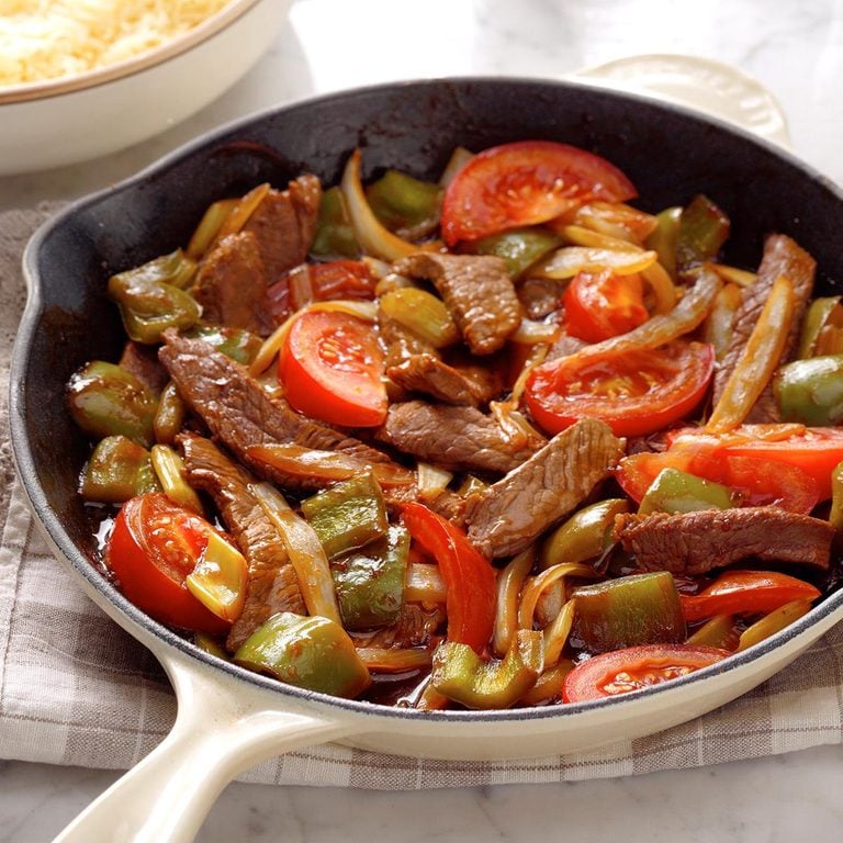 Pepper Steak For 2 Recipe How To Make It Taste Of Home 