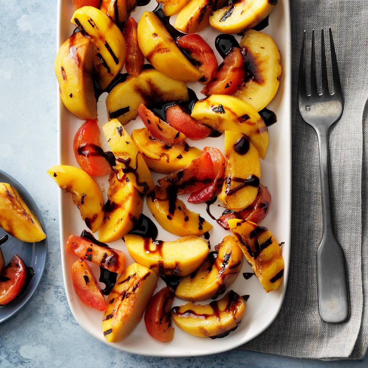 Grilled Stone Fruits With Balsamic Syrup Exps Fttmz20 146169 E03 05 2b 3