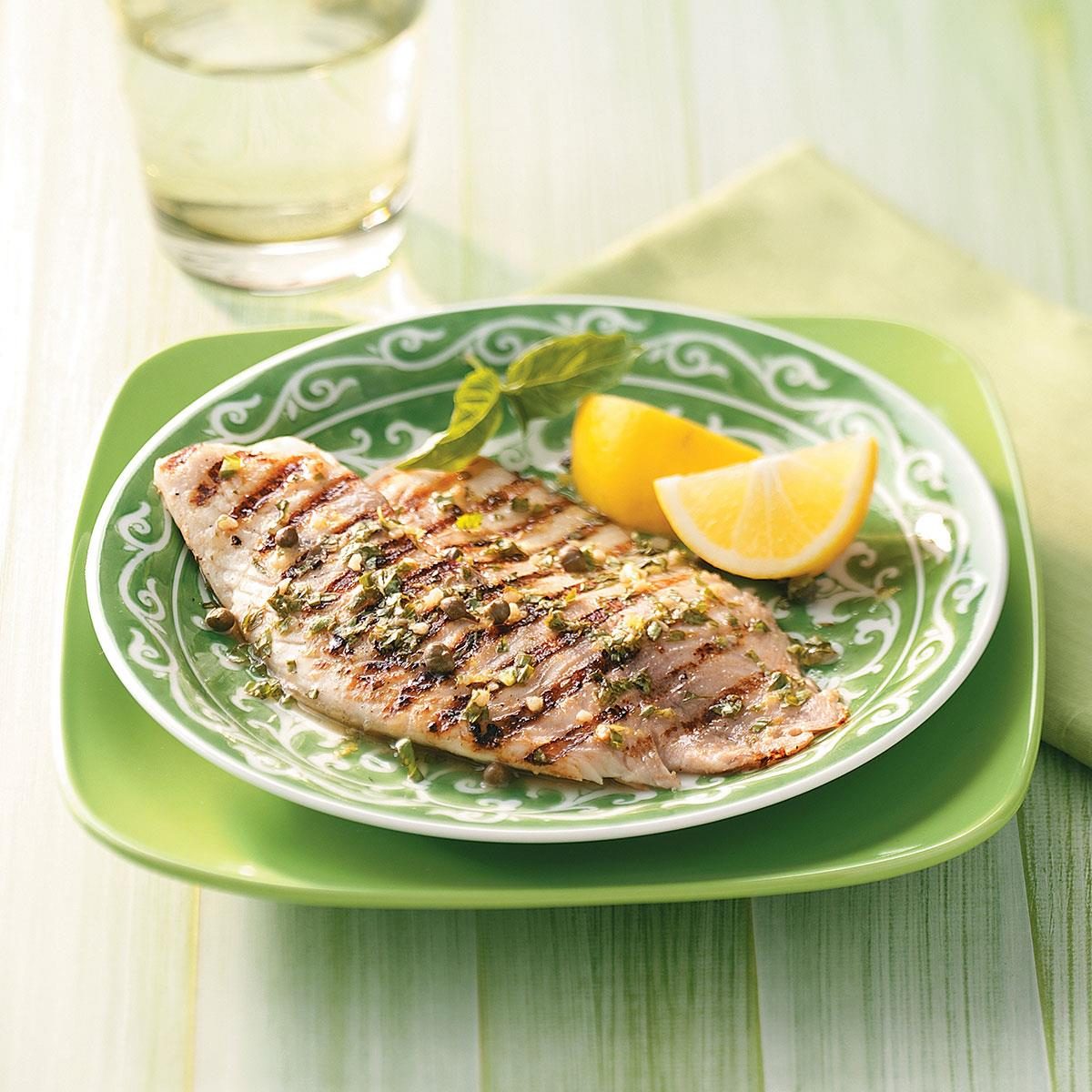 Grilled Tilapia Piccata for Two Recipe: How to Make It ...