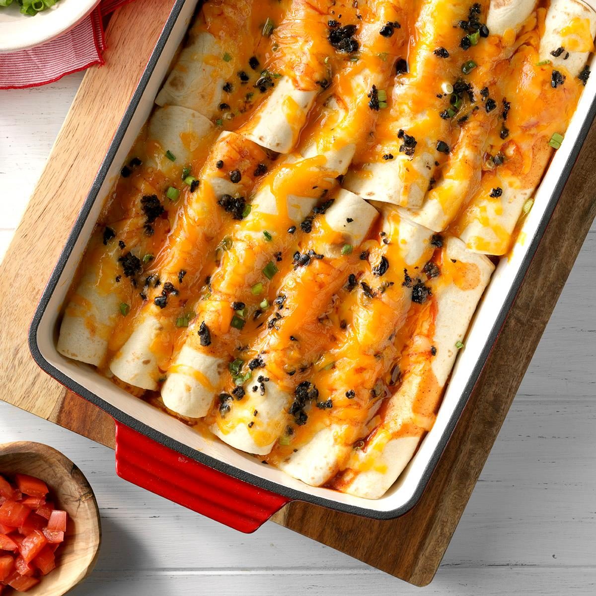 Halibut Enchiladas