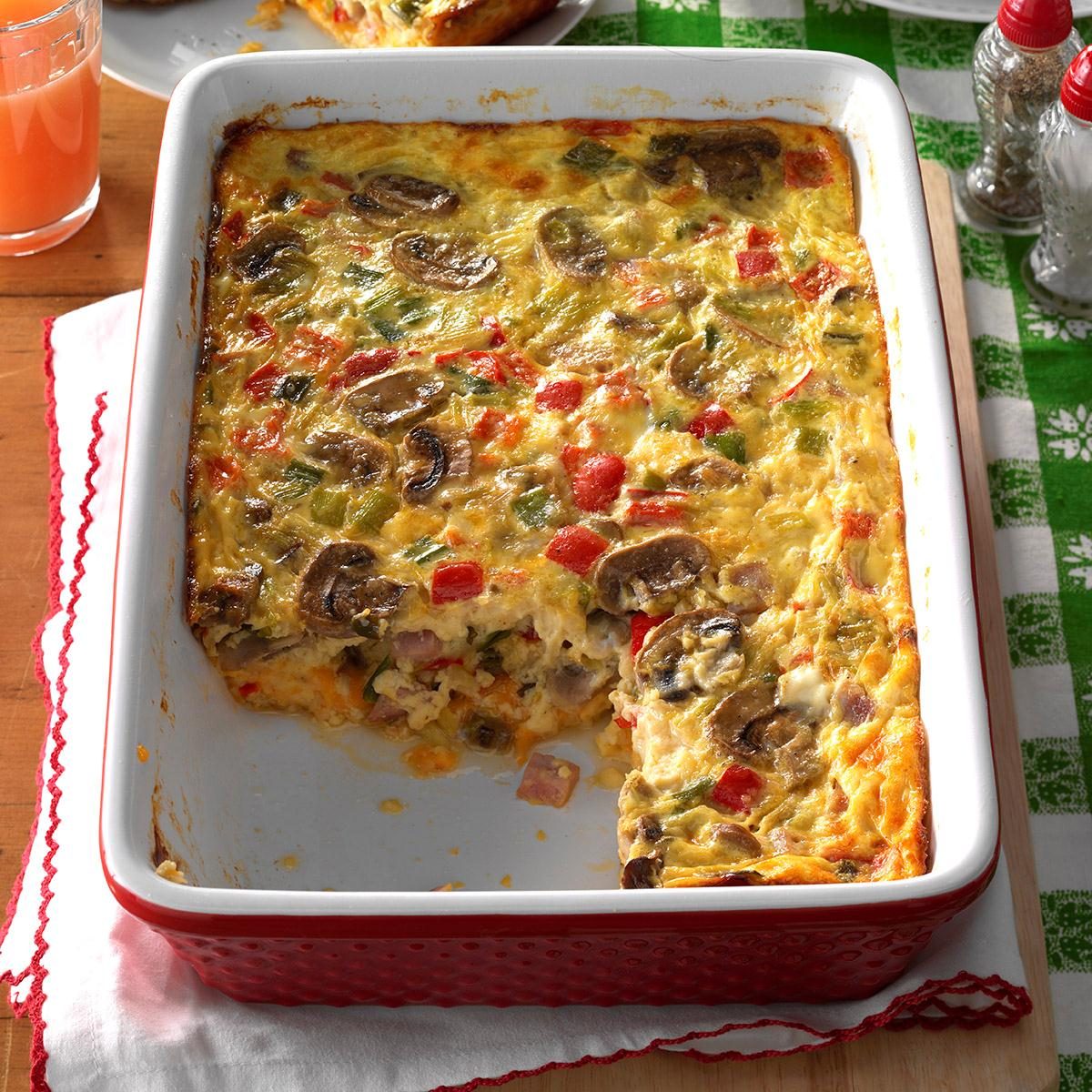 Ham 'n' Cheese Egg Bake Recipe How to Make It Taste of Home