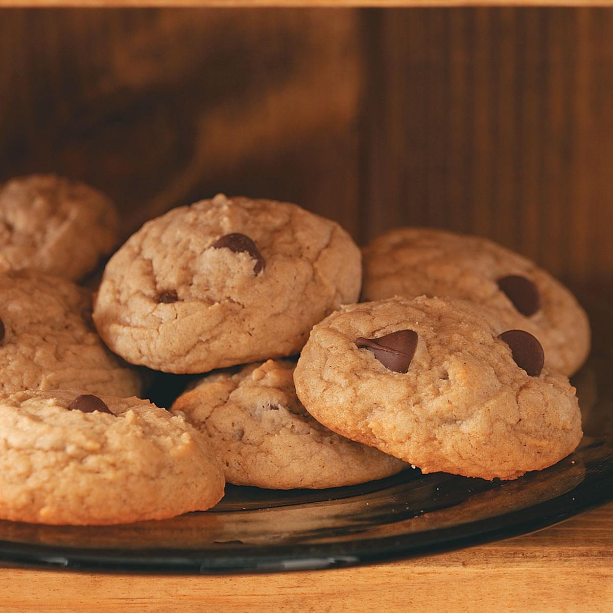 Healthy Peanut Butter Chocolate Chip Cookies Recipe Taste Of Home