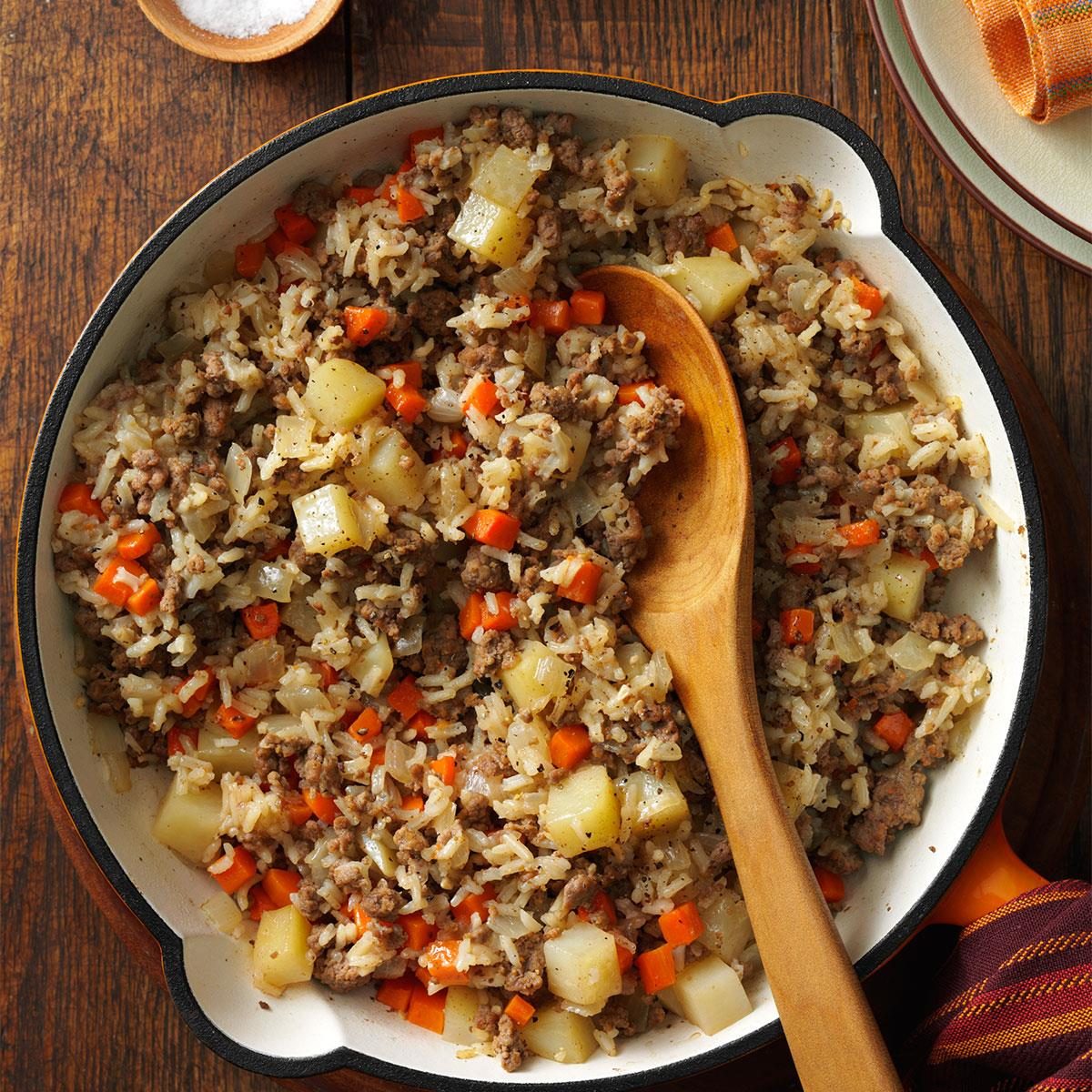 Sunday: Hearty Skillet Supper