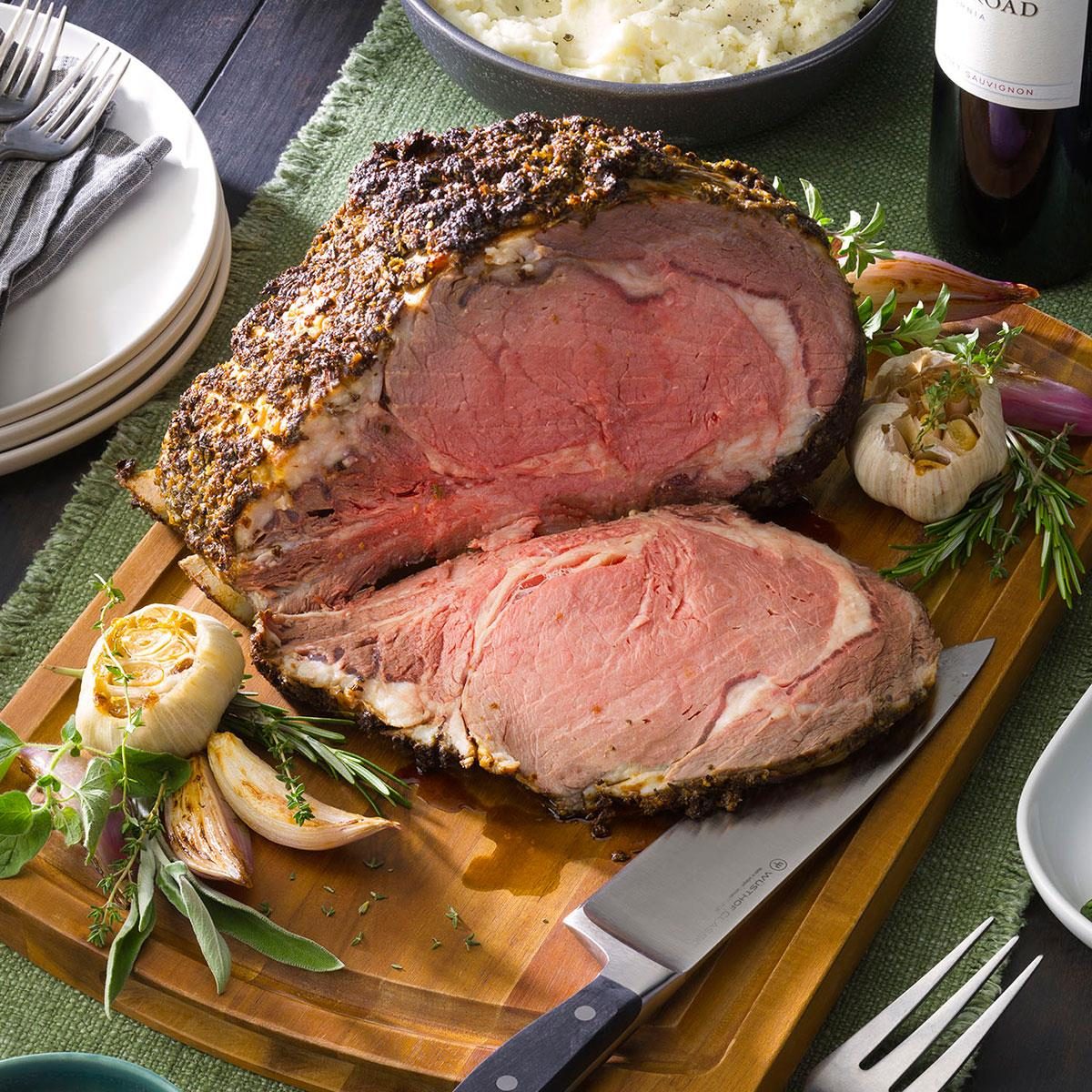 Herb-Crusted Prime Rib Recipe: How to Make It