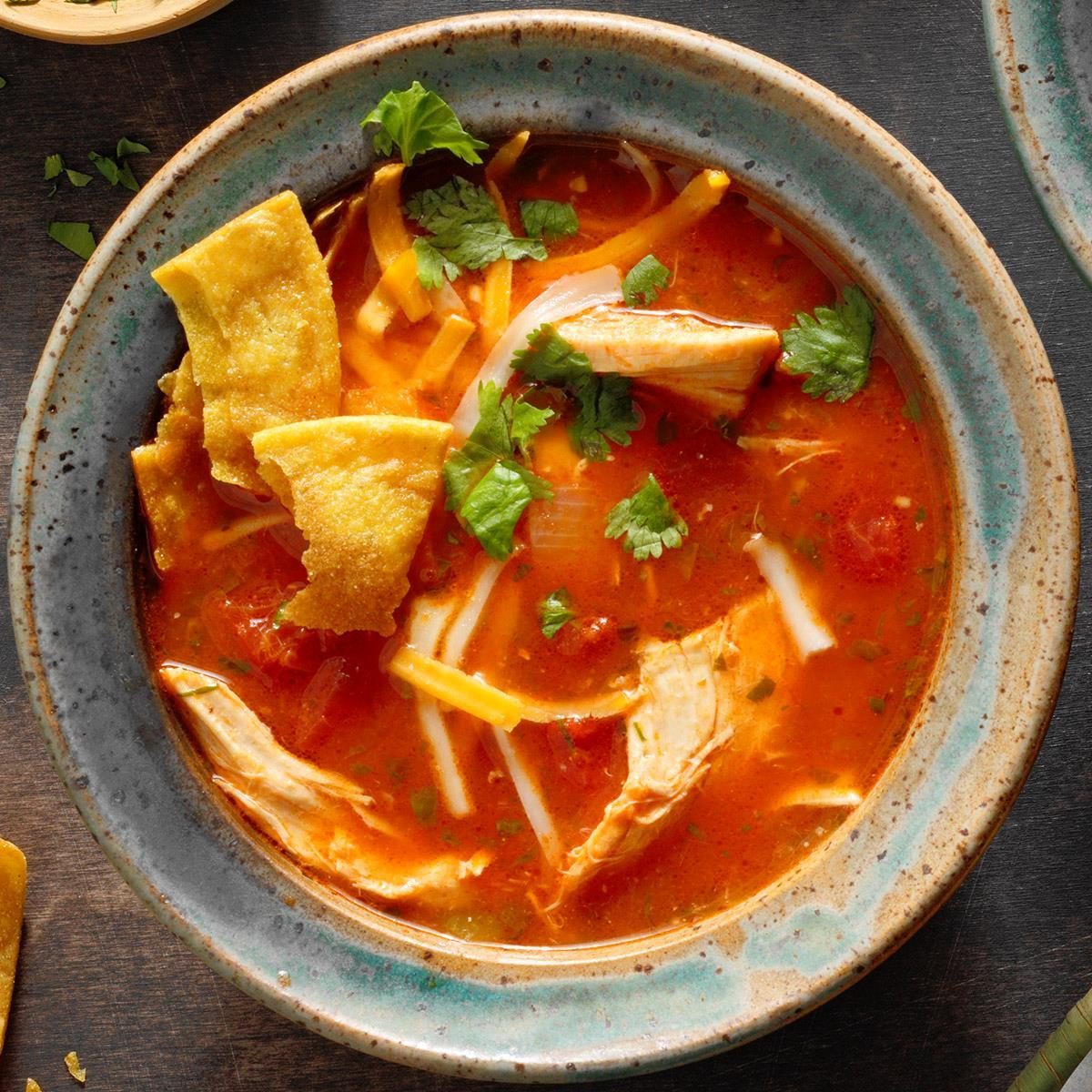 Homemade Chicken Tortilla Soup