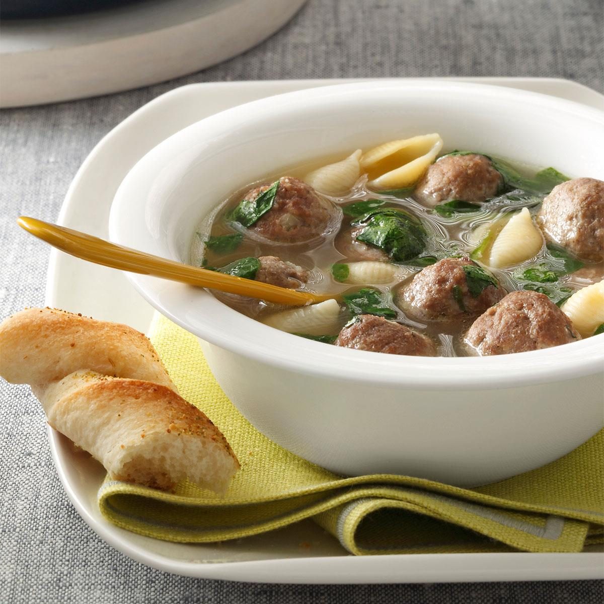 Italian Wedding Soup Recipe How To Make It Taste Of Home