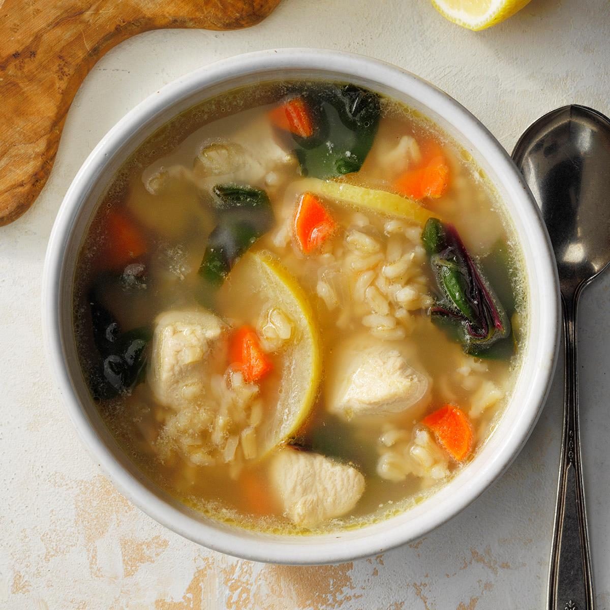 Soupe de riz au poulet au citron Exps Ssmz20 151442 E10 08 3b 3