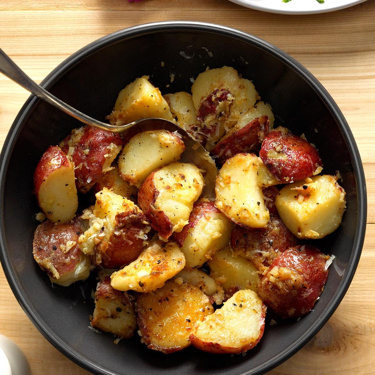 even better, at home: smashed lemon, rosemary, and garlic potatoes