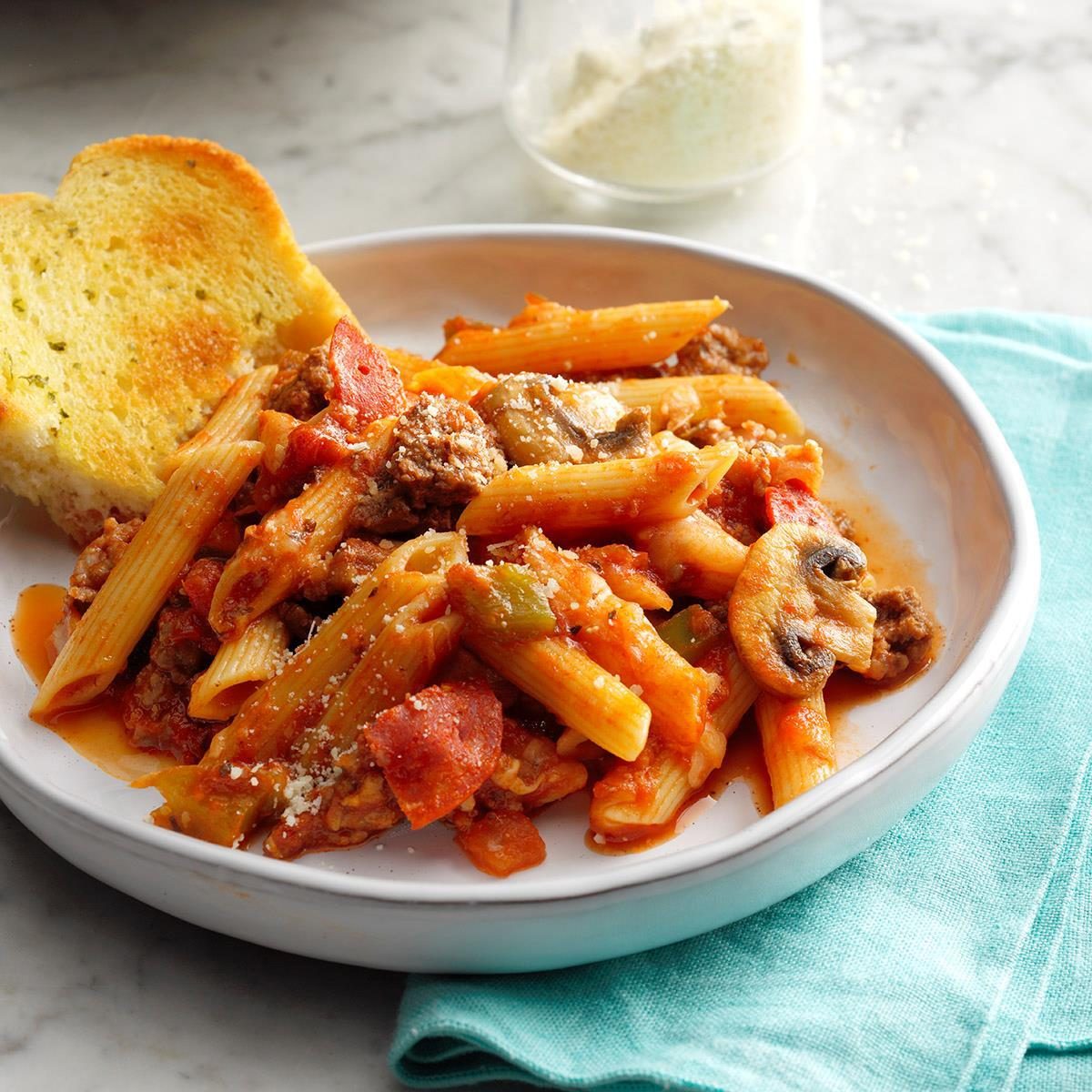 Meaty Pasta Casseroles Recipe | Taste of Home