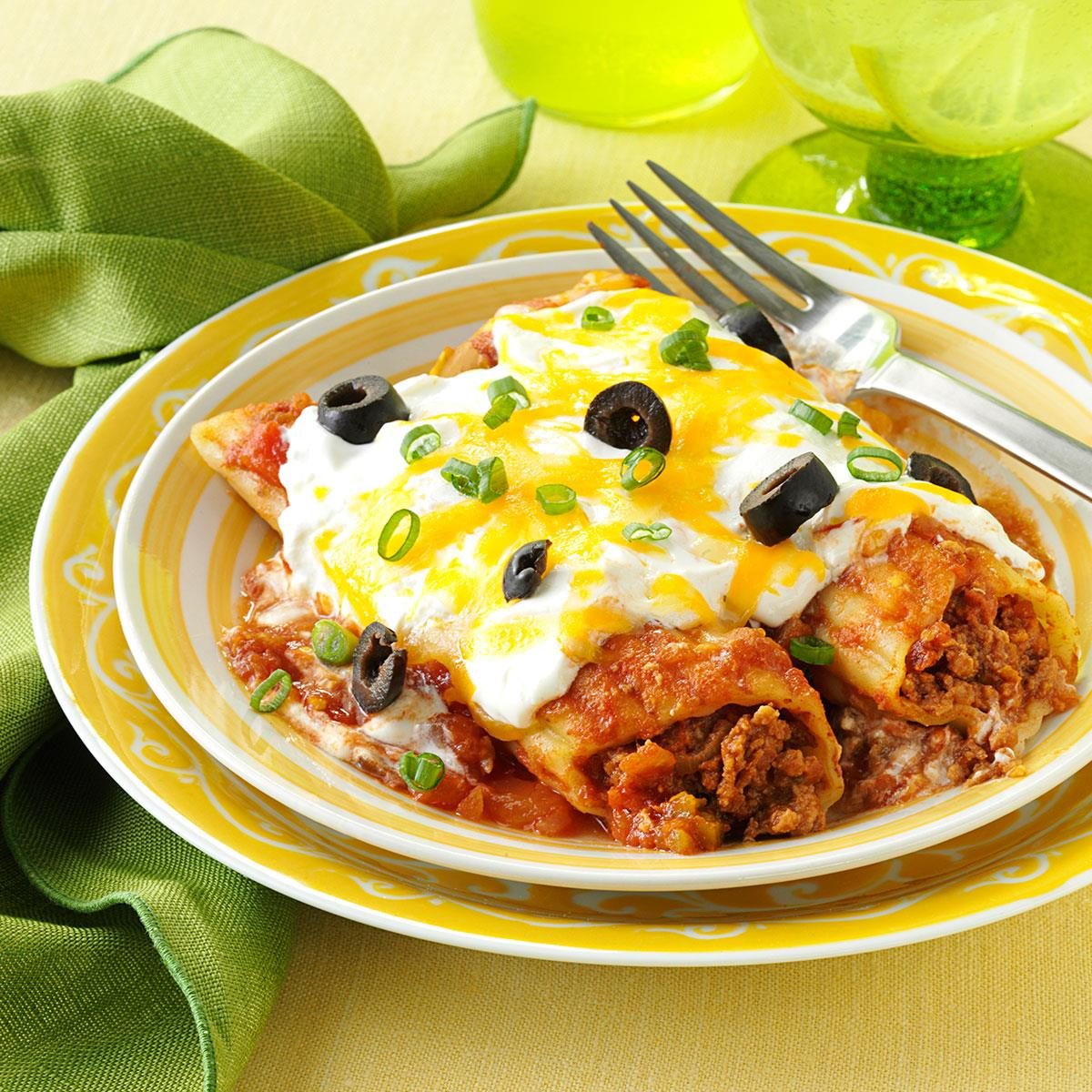 Mexican Manicotti Recipe | Taste of Home
