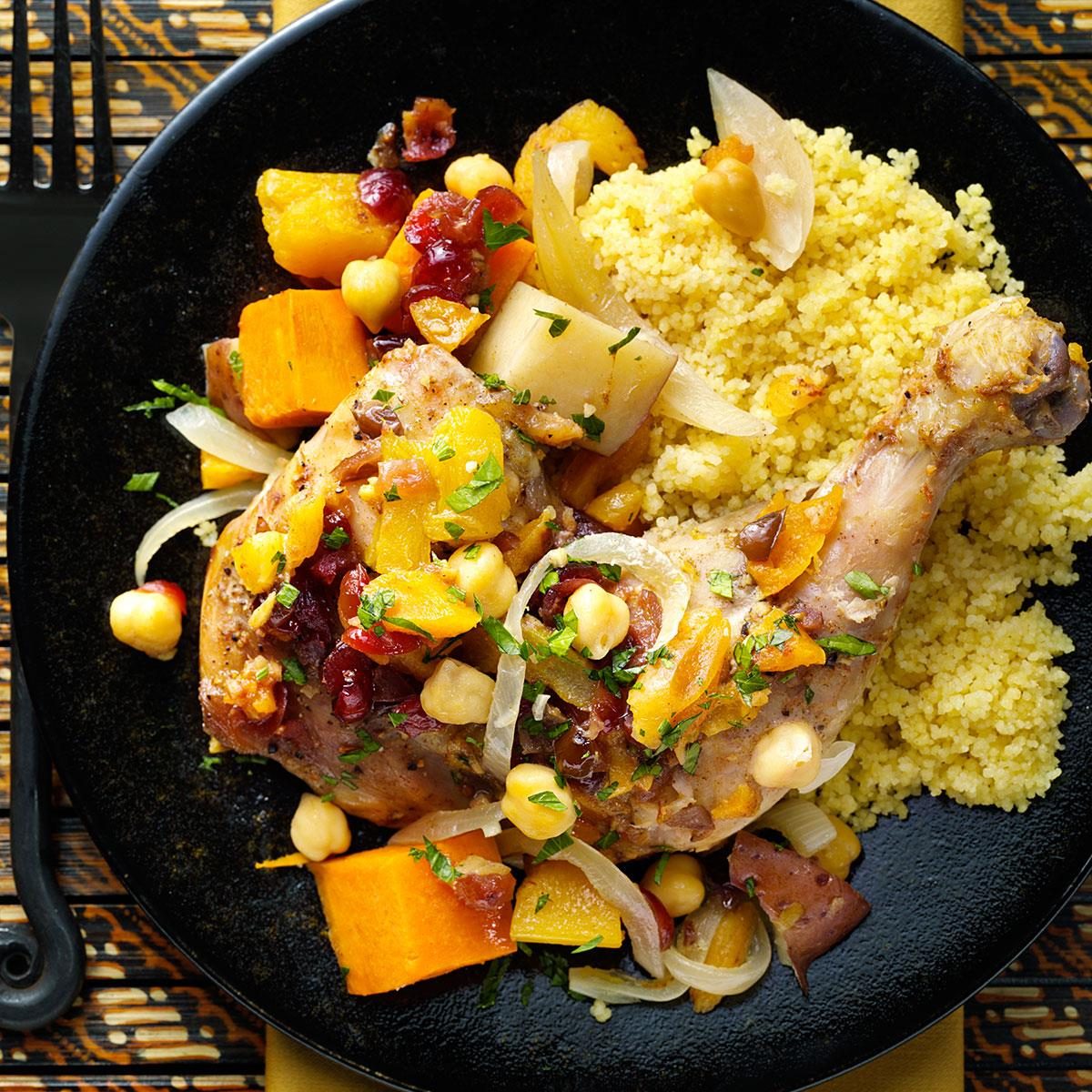 Moroccan Vegetable Chicken Tagine Recipe How To Make It