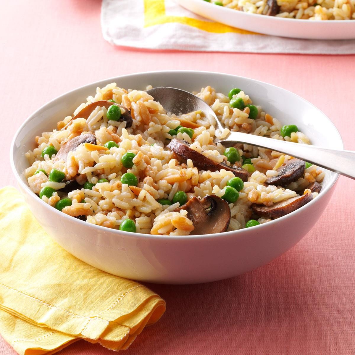Rice, Rice Baby: Mushroom and Pea Risotto (and a Review of the