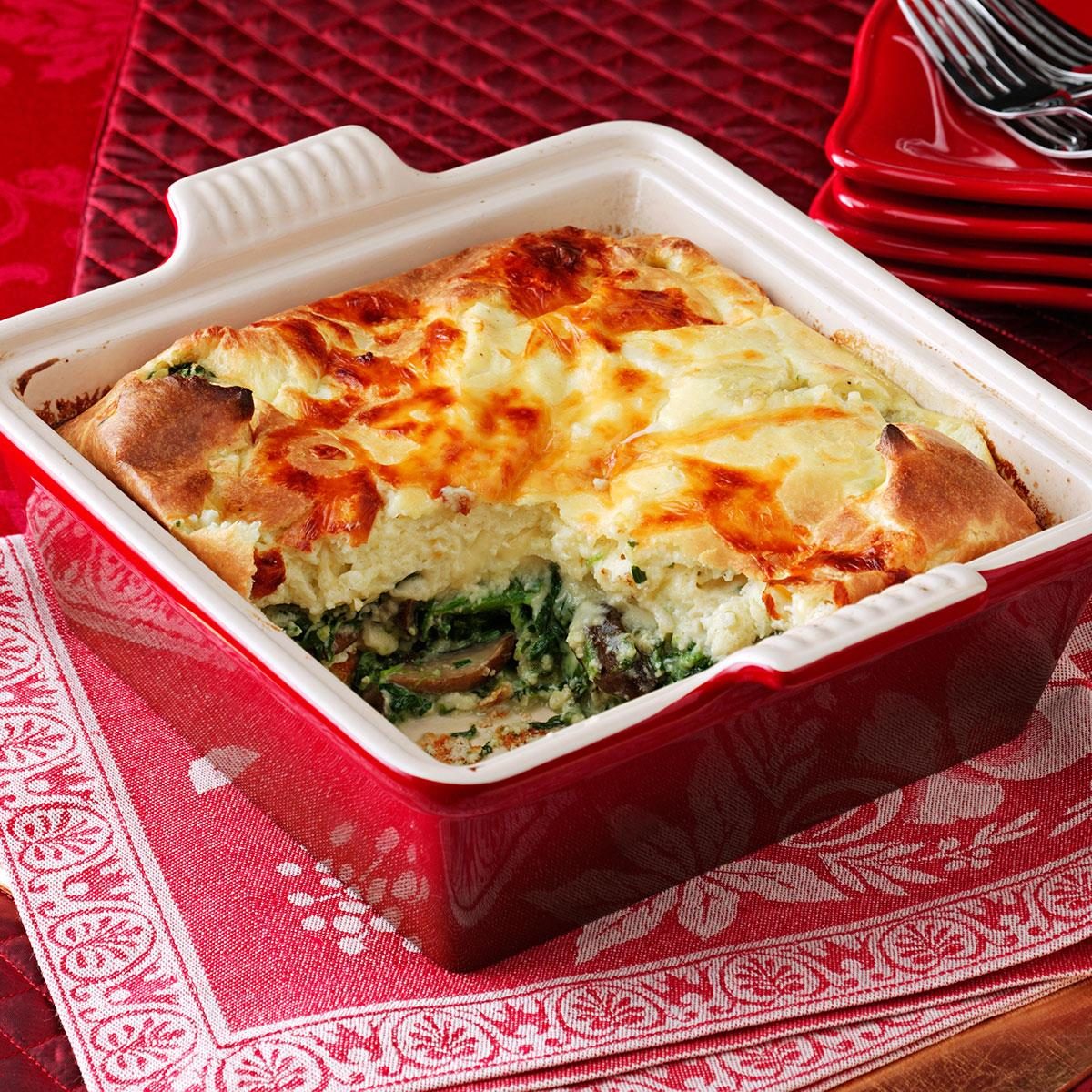 Spinach Casserole Recipes Taste Of Home   Mushroom Spinach Bake Exps47111 CWCA2230450B11 05 4bC RMS 