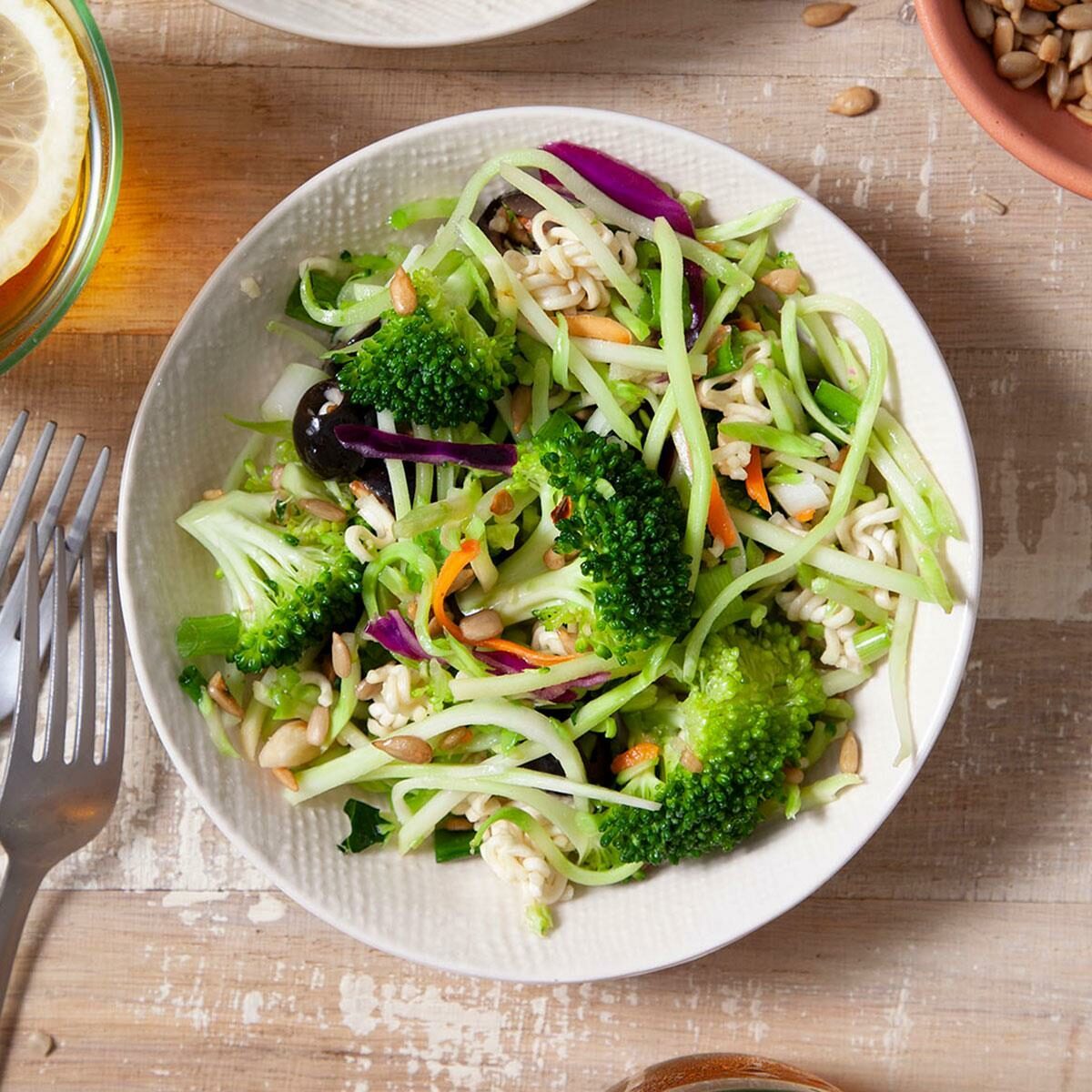 Nutty Broccoli Slaw