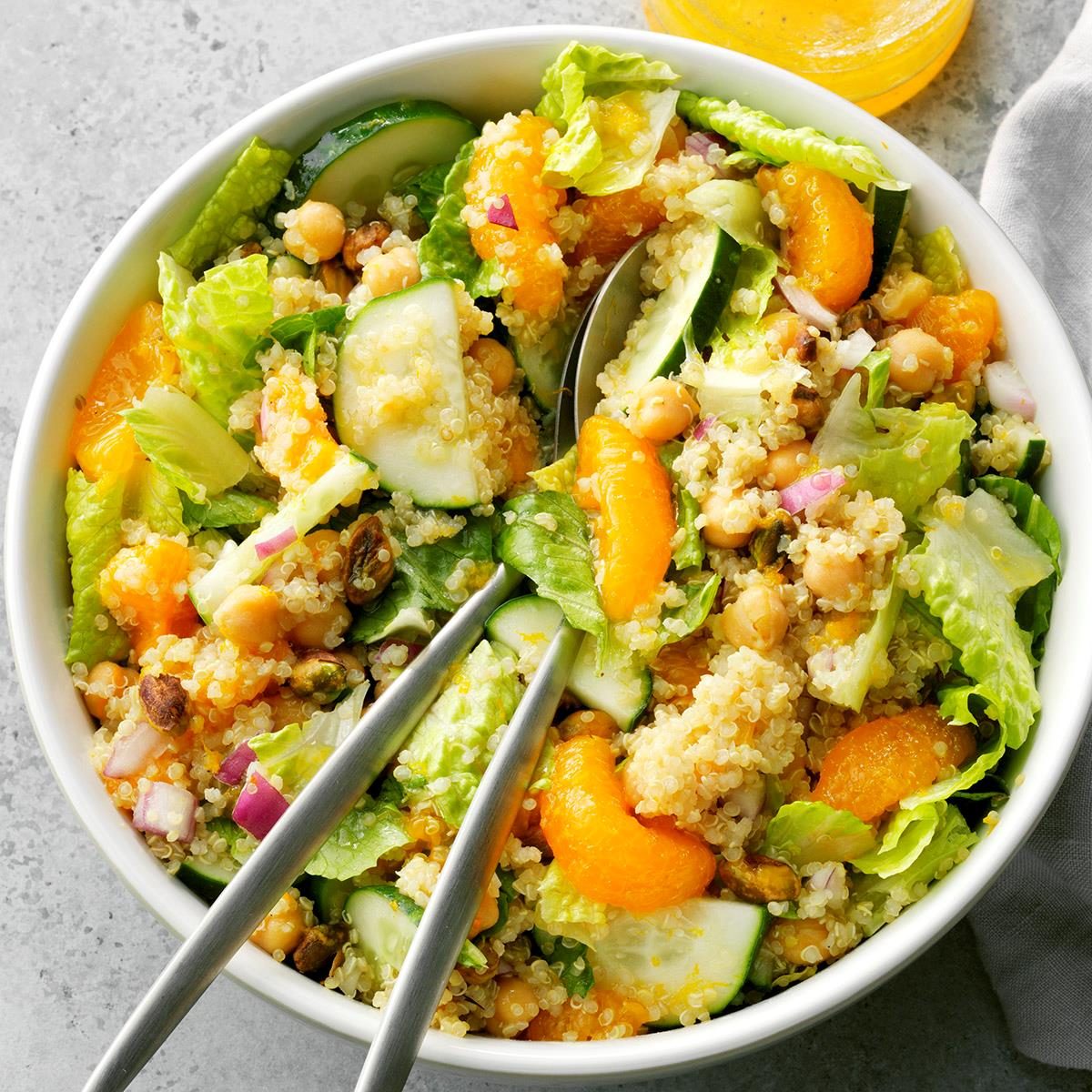 Orange Pistachio Quinoa Salad Recipe How To Make It Taste Of Home