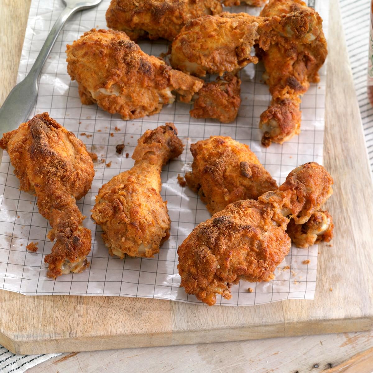 Oven-Fried Chicken Drumsticks Recipe | Taste of Home