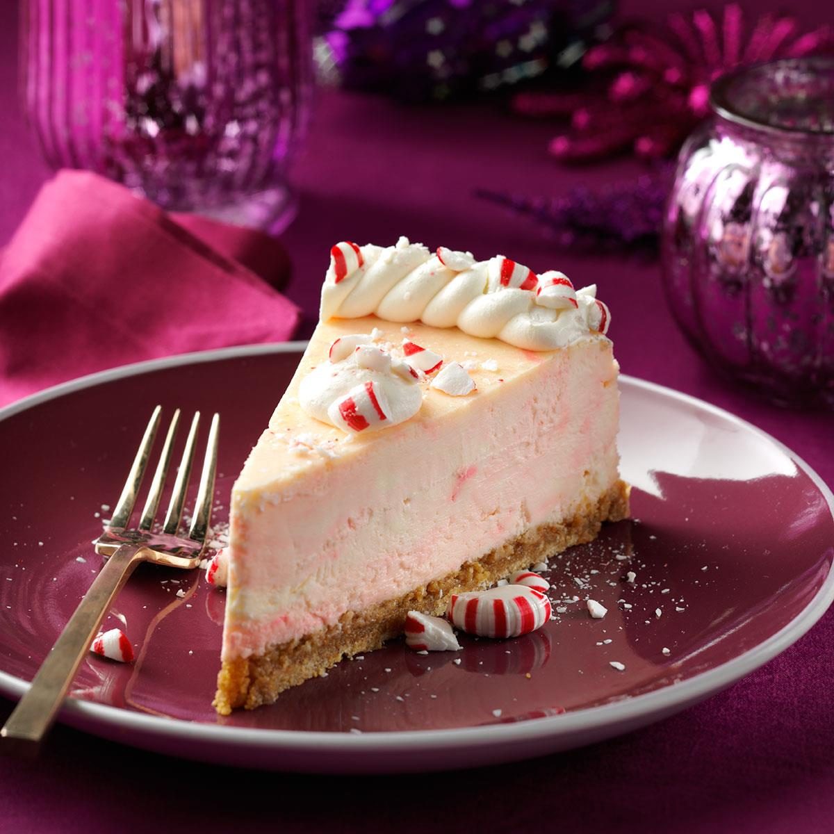 Peppermint Candy Cheesecake Recipe: How to Make It | Taste of Home