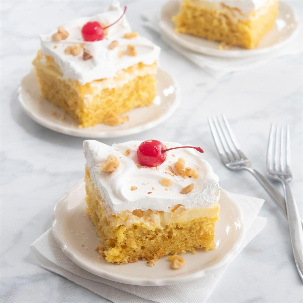 Pineapple Pudding Cake 