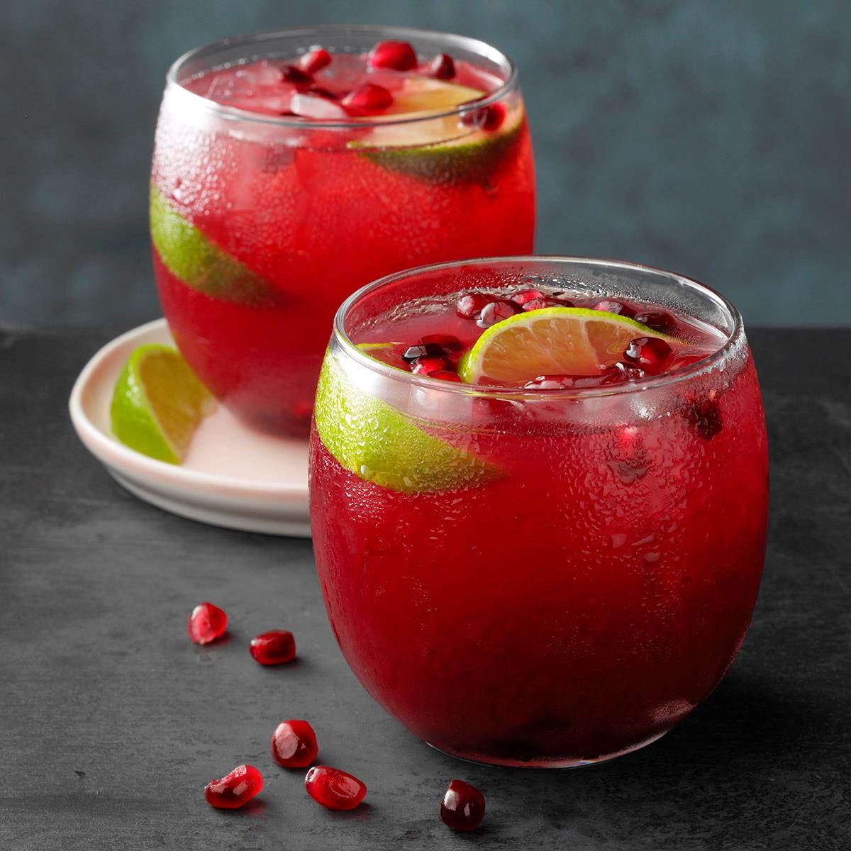 Pomegranate Pomander Spritz Mocktail