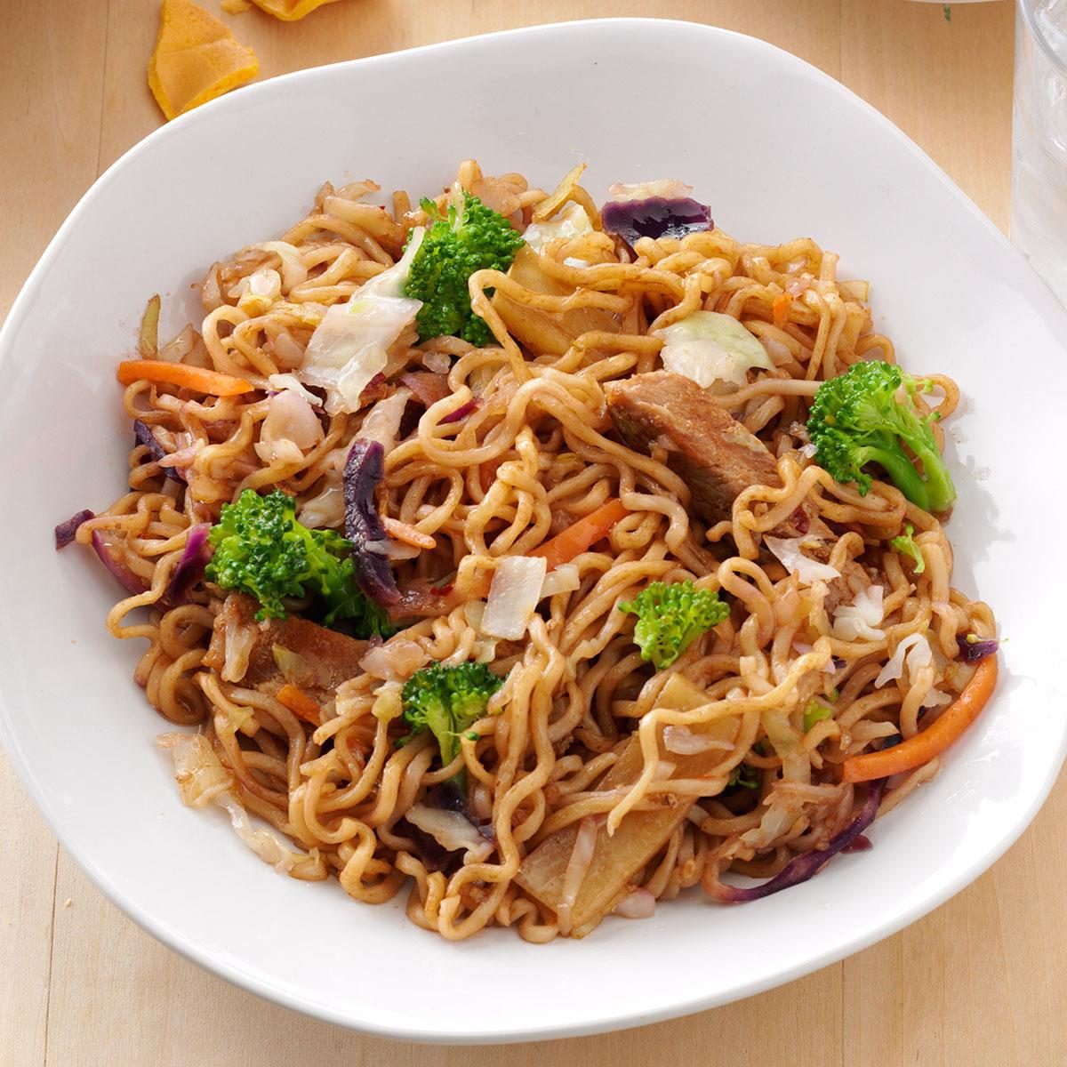 Pork & Ramen Stir-Fry