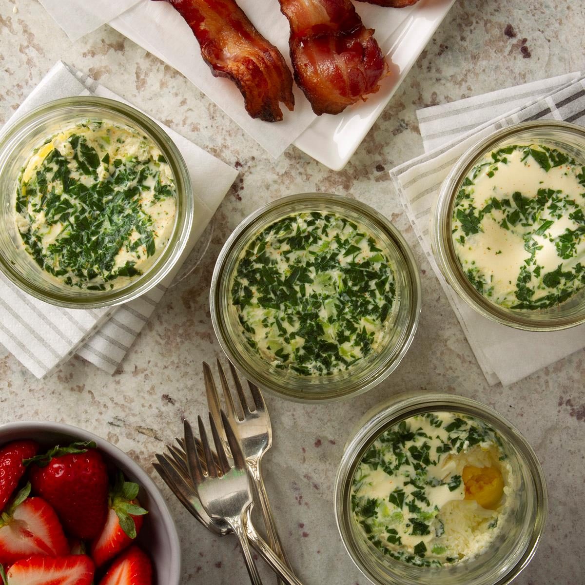 Pressure-Cooked Broccoli Egg Cups